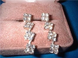 16 Crystal Imitation Diamond Dangle Earrings - $13.00