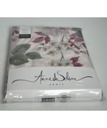 NEW Anne de Solene Alcove Percale 100% Cotton Queen Flat Sheet Rose 95x116&quot; - $59.20