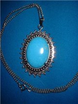 Vintage Jewelry  Pendant On Chain Necklace - £11.80 GBP