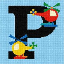 Pepita Needlepoint kit: Letter P Helicopter, 7&quot; x 7&quot; - £39.84 GBP+