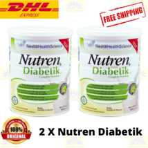 2 X Nestle Nutren Diabetic Complete Nutrition 800g Vanilla Flavour EXPRE... - £100.58 GBP