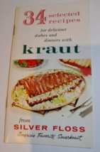 Vintage Silver Floss Kraut Sauerkraut Advertising 34 Selected Recipes Booklet - £14.99 GBP