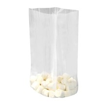 Gusseted Plastic Poly Bag - 8X4X15 &amp; (100Bags)1.5Mil | Heat Sealable | Durable O - £29.33 GBP