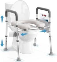 Soundfuse Toilet Seat Riser for Seniors, FSA HSA Eligible Raised Toilet ... - $47.50