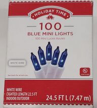Holiday Time Mini Christmas Blue Light 100 Count - €12,83 EUR