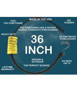 NEW HEAVY DUTY The Perfect Bungee Strap Black Polyurerthane MADE IN THE ... - €11,53 EUR