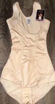 Maidenform ~ Women&#39;s Open Bust Bodysuit Mild Control Beige Shapewear ~ XL - $466.28 MXN