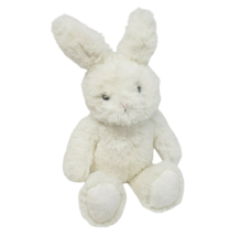 13&quot; Pottery Barn Kids Pbk White Bunny Rabbit Stuffed Animal Plush Toy Soft Lovey - £43.82 GBP