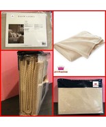 $330 Ralph Lauren Weston Park Lurex Camel Tan Metallic Bed Throw Blanket... - £85.38 GBP