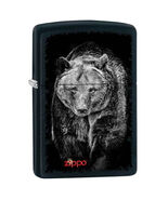 Sharp Grizzly Bear Black Zippo Lighter - $33.20