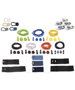 Comfort &amp; Convenience 24-Pack - Elastic Waist Extenders &amp; Elastic Shoelaces - $469.90 MXN