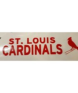 St Louis Cardinals Vinyl Decals 2 x6  red  or white - $4.03 CAD