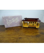 The San Francisco Music Box Co Powell and &amp; Hyde Trolley Train Car Woode... - £14.44 GBP