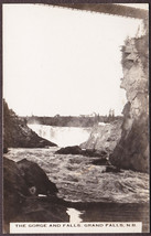 Grand Falls, New Brunswick, Canada RPPC 1930s - Gorge and Falls Postcard - £9.76 GBP