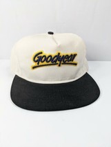 GoodYear Snapback Cap Hat Swingster Canvas Embroidered Script Logo SHIPS... - £37.20 GBP