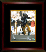 Jack Ham signed Pittsburgh Steelers 8x10 Photo Custom Framed HOF 88 - £78.85 GBP