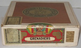 Vintage Antonio Y Cleopatra Grenadiers Cardboard EMPTY Cigar Box Storage... - $8.91
