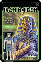 NEW SEALED 2022 Super7 Iron Maiden Glow Power Pharaoh Eddie Reaction Figure - £19.34 GBP