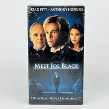 Meet Joe Black VHS 1999 Brad Pitt Anthony Hopkins 2 Tape Set **SEALED NEW** - £4.30 GBP