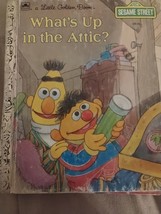 Little Golden Book Sesame Street Bert And Ernie What”S Up In The Attic 1987 - £3.99 GBP