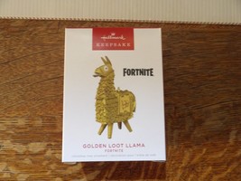 New 2022 Hallmark Fortnite Golden Loot Llama Ornament Nib - £9.51 GBP