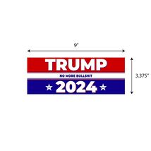 TRUMP NO MORE BULL 2024 MAGA Bumper Sticker Decal Graphic Election BS0493 - $9.90+