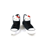 Size 1.5 Converse Hello Kitty All Star Sneakers Black (363911F) Youth - $1,366.57 MXN