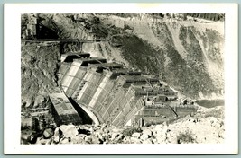 RPPC Ross Dam Under Construction Ross Lake Washington WA UNP  Postcard H3 - £12.62 GBP