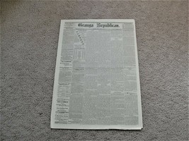 Geauga Republican, Wednesday, April 6, 1881- Chardon, Ohio Newspaper. - £14.83 GBP