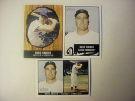 Lot of (3) 2003 Bowman Heritage Duke Snider Baseball Cards-#179-ex/mt - £5.17 GBP