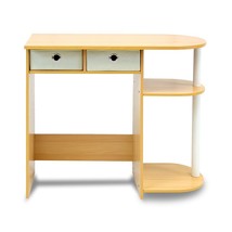 Home Office Laptop Computer Desk Table in Beech Ivory - $138.99
