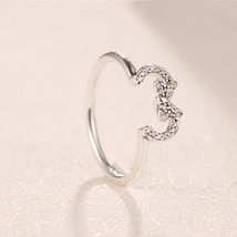 Woman Ring 2018 Winter Release 925 Sterling Silver Disney Minnie Silhouette Ring - £13.53 GBP