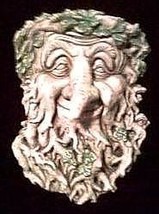 Big Nose Greenman Wall Hanging Leafman Plaque Home Decoration Garden Decor - £23.91 GBP