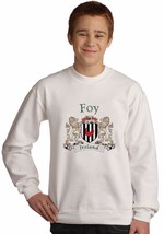 Foy Irish coat of arms Sweatshirt in White - $29.35