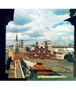 1990 Russian Postcard Moscow Spassky Tower Red Square Cold War Vtg USSR ... - $365.38 MXN