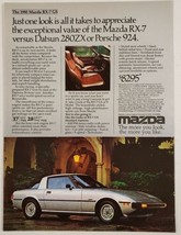 1980 Print Ad Mazda RX-7 GS 2-Door Sports Cars The More You Like - £9.44 GBP
