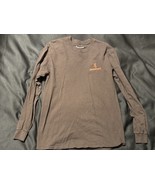 Browning Long Sleeve Shirt Men’s M Brown with Orange Logo Buckmark Deer - $24.55 CAD