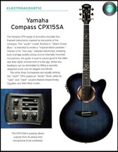 Yamaha Compass CPX15SA acoustic + Pacifica 112 electric guitar history a... - $4.23