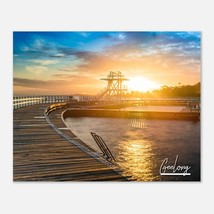 Geelong Australia Poster Wall Art | Geelong Home Decor | Geelong Sunrise Landsca - $19.99