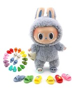 Funny Shark Slippers for Labubu Dolls, Shark Slipper Shoes for Labubu, M... - $214.91 MXN