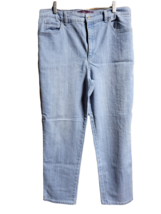 Gloria Vanderbilt Stretch Light Blue Denim Jeans  - Size 14 Avg. - $29.99