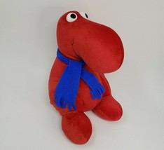 10&quot; Animal Fair Wonka Nerds Candy Red W/ Blue Scarf Stuffed Animal Plush Toy - £58.77 GBP