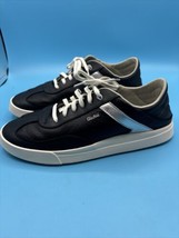 Olukai Ha’upu Womens Size 10 Shoes Black Sneakers 20493-4040 Haupu Leather - £42.07 GBP