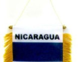 Moon Knives Wholesale lot 3 Nicaragua Mini Flag 4&#39;&#39;x6&#39;&#39; Window Banner w/... - $3.88