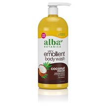 Alba Botanica Very Emollient Body Wash- Coconut Rescue- 32 Oz - £28.85 GBP