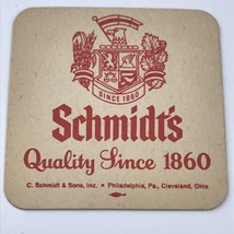 Schmidt’s Coaster Beer Paper Replacement Single C. Schmidt And Sons Vint... - $9.89