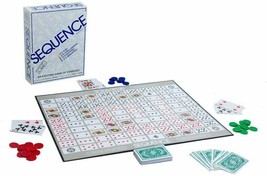 Jax Sequence Original Sequence Game with Folding Board Cards and Chips by Jax - $14.87