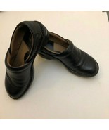 Born BOC Peggy Slip On Clogs Nursing Wedge Shoes Black Leather Women&#39;s S... - €12,88 EUR