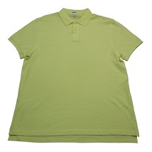 J Crew Polo Shirt Mens XL Yellow Slim Fit Golf Pique Preppy Workwear Office - $18.69