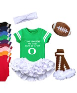 Oregon  Ducks Girls Watching With Daddy Onesie Set - $30.18 CAD - $75.46 CAD